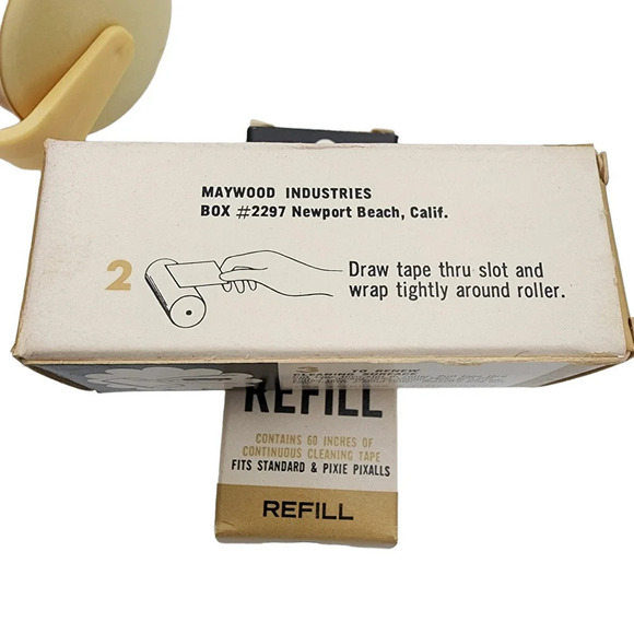 Vintage Pixall Lint Remover Roller with 3 Replacement Rolls New Old Stock in Box - Picture 3 of 11